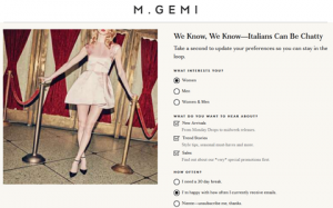 M Gemi unsubscribe page examples